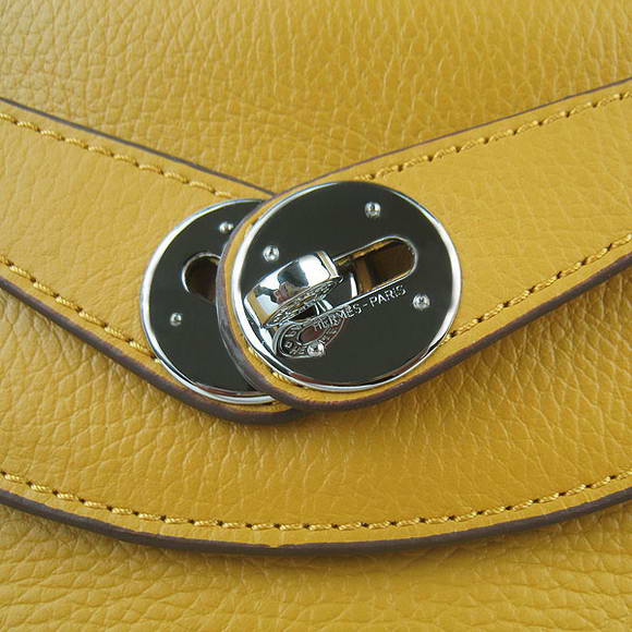 High Quality Replica Hermes Lindy 26CM Shoulder Bag Yellow - Click Image to Close